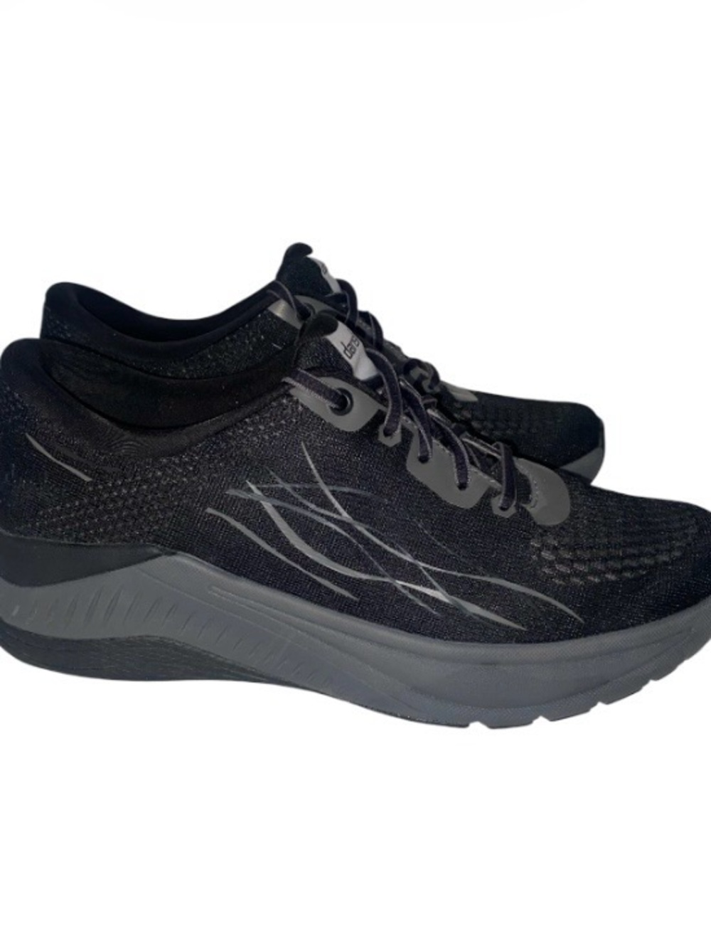 Dansko Pace Women Black/Grey Pace Mesh Walking Shoes  Size US8/39 Pre owned